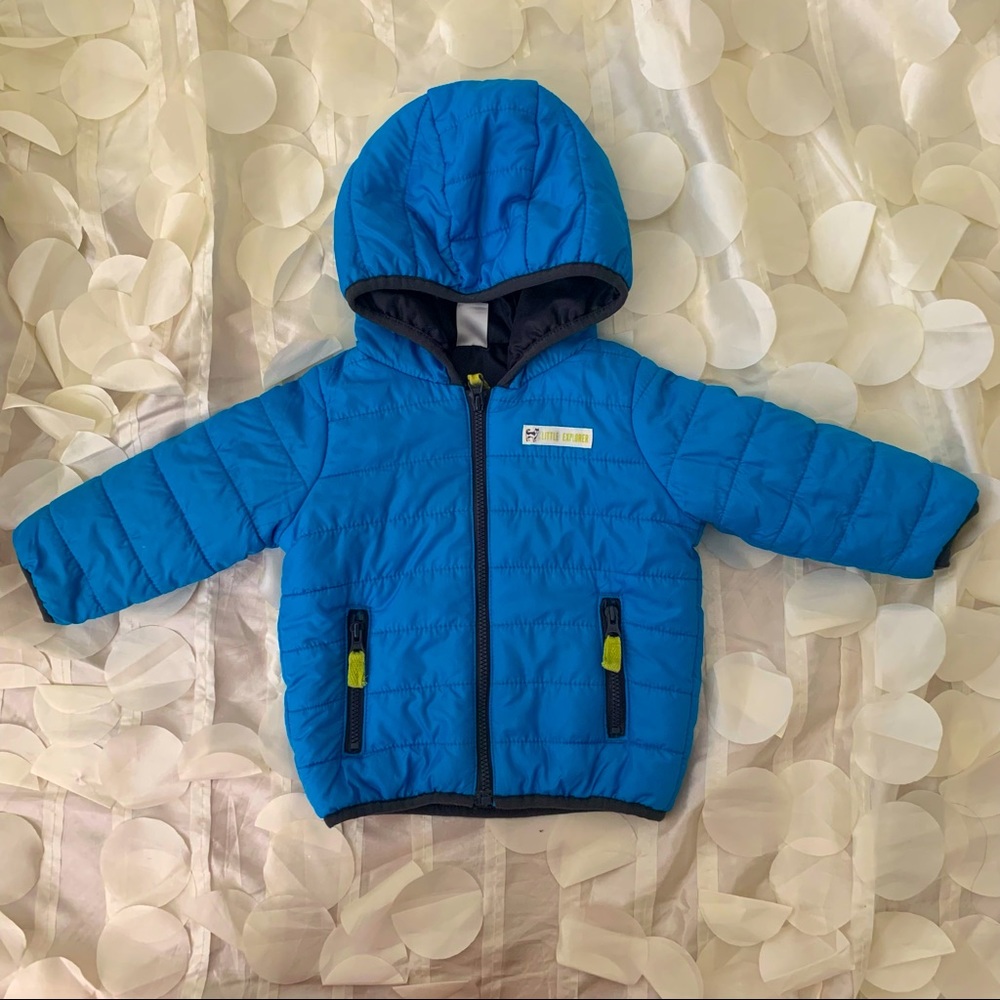 Carter’s blue explorer puffer jacket in SIZE 9M
